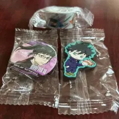 呪術廻戦　くら寿司　びっくらポン　マスキングテープ　缶バッジ　ラバーマスコット