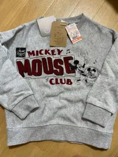 しまむら ミッキーマウスクラブマーチ トレーナー 110 裏毛