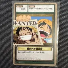 旧ワンピースカードゲーム 狙われた賞金首　カードダス　ルフィ 旧ワンピースカードゲーム 狙われた賞金首 カードダス ルフィ - メルカリ