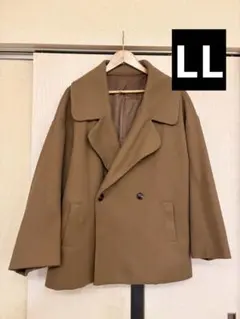 yumi しまむら ダブルブレスト テーラードジャケット コート LL ブラウン