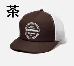 neighborhood メッシュキャップ mesh cap 茶