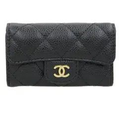 CHANEL マトラッセ 6連キーケース ココマーク キャビアスキン