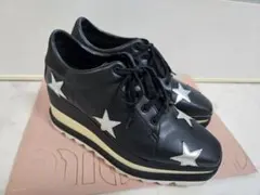 ☆ステラマッカートニー 厚底 エリス ブラック スター 星☆