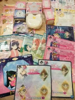セーラームーン　まとめ売り　お皿　トレイ　キーホルダー　タオル　23点