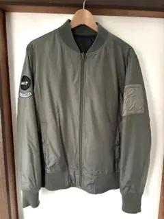 VANS オリーブ MA-1 フライトジャケット