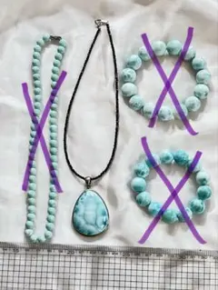 GWまで値引　巨大ラリマー　ペンダントトップ　ドミニカ共和国産天然ラリマー