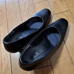 Furio Valentino　 パンプス4E　５cmヒール　幅広　ブラック