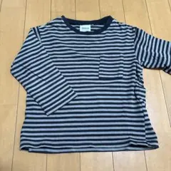 BREEZE 長袖カットソー 100cm ボーダー