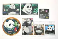 送料込み/呪術廻戦/パンダ/ウエハースシール/カード/マグネット/7点セット
