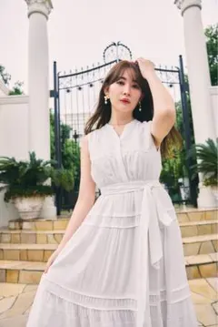 Herlipto Scala Lace-Trimmed Dress