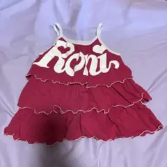 RONI ピンク　フリル　チュニックのサムネイル