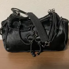 ☆開店セール☆ 未使用品 美品 アンテプリマ ラムレザー×ハラコ ハンドバッグのサムネイル