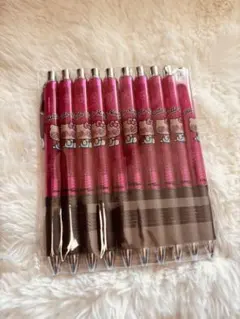 キャラクター付きピンクシャープペンシル10本セット