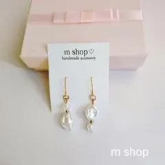 ハンドメイドピアス☆345