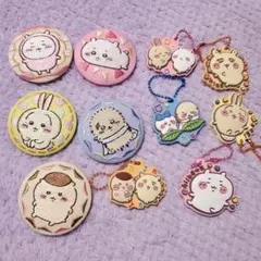 ちいかわ 刺繍缶バッジ ラバマスグミ3