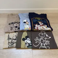 ワークマン　ディズニー　クルーネック　Tシャツ