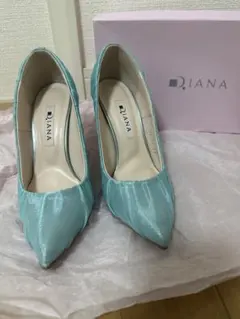 DIANA⭐︎9.5cm パンプス　結婚式　サムシングブルー