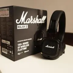 Marshall ワイヤレスヘッドホン ブラック 箱、有線付き 値下げ dショッピング |Marshall マーシャル ワイヤレスヘッドホン