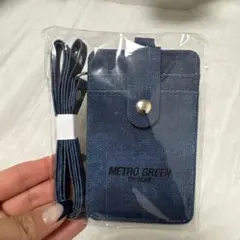 METRO GREEN ネイビー パスケース