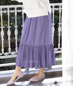 組曲　ティアードスカート　1(S)サイズ　パープル