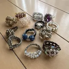 ビーズリングセット 多様なデザイン