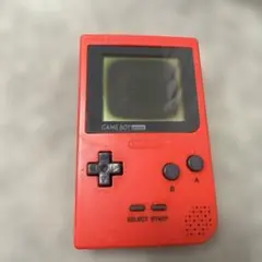 ゲームボーイポケット 赤 本体 任天堂 ジャンク品 レトロ - メルカリ