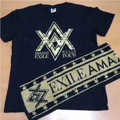 EXILE  AMAZING  WORLDライブツアー  Tシャツとタオル