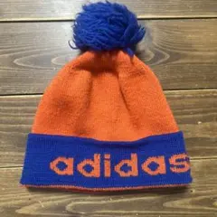 adidas ニット帽　ボンボン　ビーニー