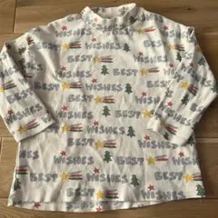 ZARA タートルネック　ロンT クリスマス柄