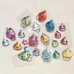 【おすそ分け】19コ　ボンボンドロップシールしずくちゃん　森のなかまたち　正規品