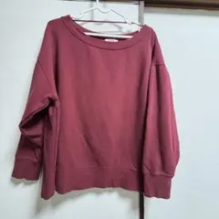 LEPSIM バーガンディ スウェット