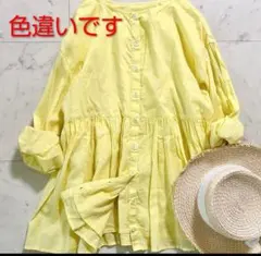 美品♪ ドアーズ コットンボイル2WAYギャザーブラウス ピンク
