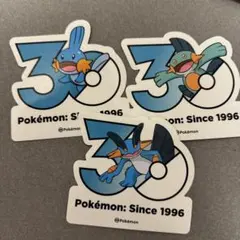 韓国限定】ポケモン 30周年 ステッカー リオル ルカリオ2枚セット
