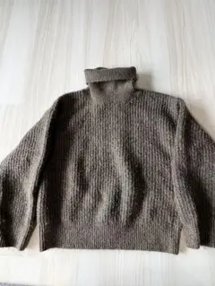 ZARA kids ザラキッズ　子供服　ブラウン タートルネック ニットセーター