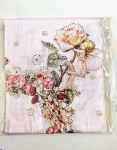 ♥未開封・新品♥FLOWER FAIRIES 花の妖精たちガーゼハンカチ・ピンク