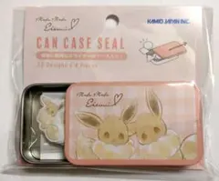 ポケモン　缶ケース　シール　イーブイ　カミオジャパン