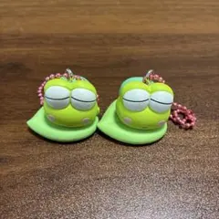 はぴだんぶいすやすやフィギュアチャーム　けろけろけろっぴ　2個セット
