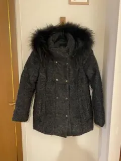 お値下げBOSCH ファー付きグレー ダウンジャケット