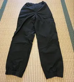 UNIQLOキッズ ロングパンツ カーキ　裏起毛 裾リブ
