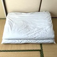 2点セット 掛け布団 敷布団 シングル ライトブルー