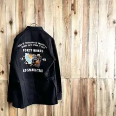 SLAP SHOT 刺繍 ミリタリージャケット Sサイズ