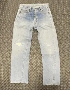 【66前期】Levi's501【ボタン裏6】70sアメカジ縦落ち　赤耳
