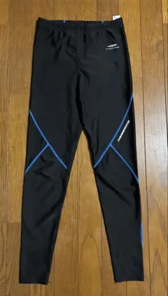 TIGORA ストレッチタイツ Mサイズ ブラック/ブルー