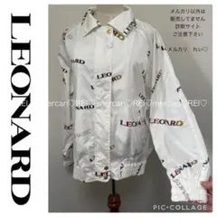 LEONARD レオナール　スポーツ ロゴブルゾン　ジャンパー　M 人気　希少のサムネイル