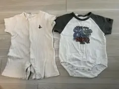 Cottoli futafuta ロンパース・カバーオールセット