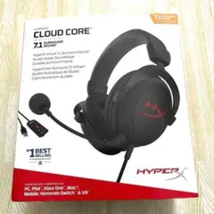 신제품 미사용 HYPERX 클라우드코어 7.1 게이밍 헤드셋