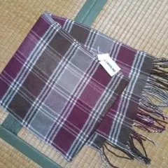 LACOLINE チェック柄マフラー