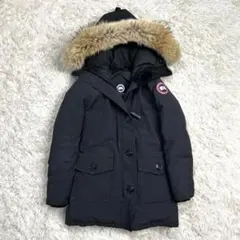 【定番】カナダグース ブロンテ ダウンジャケット コヨーテファー ネイビー S