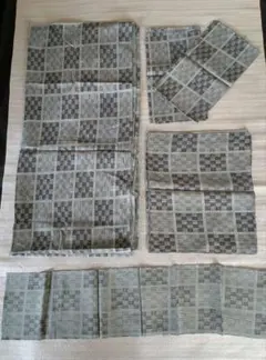 小紋着物　ほどき　生地