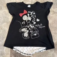 Disney ミニーマウス Tシャツ 黒